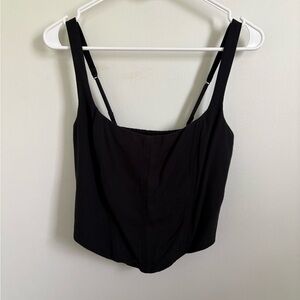 Abercrombie & Fitch Black Corset Top
